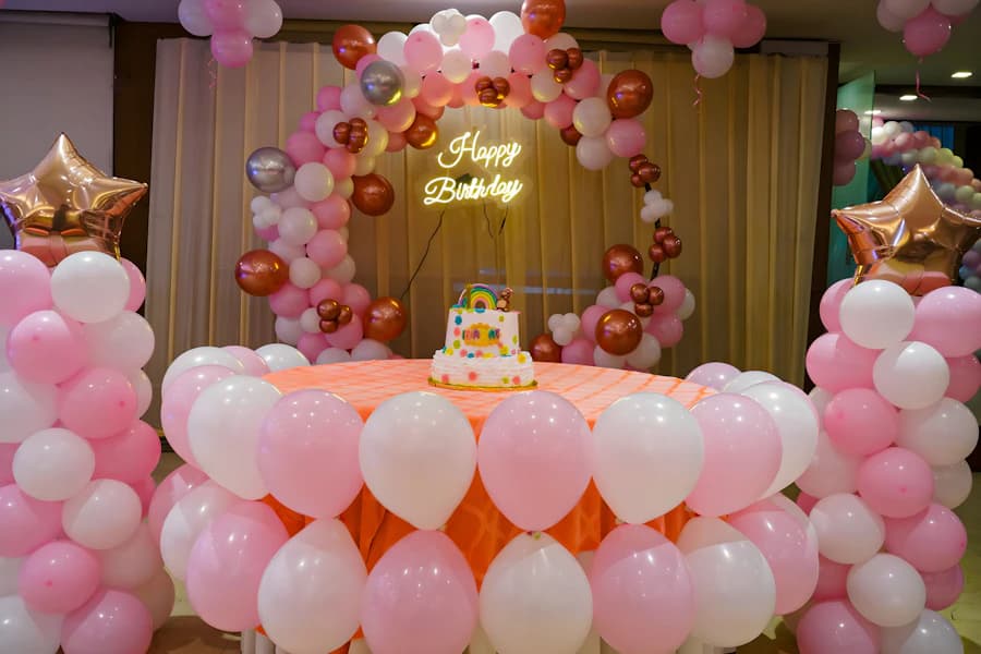 Birthdays event setup