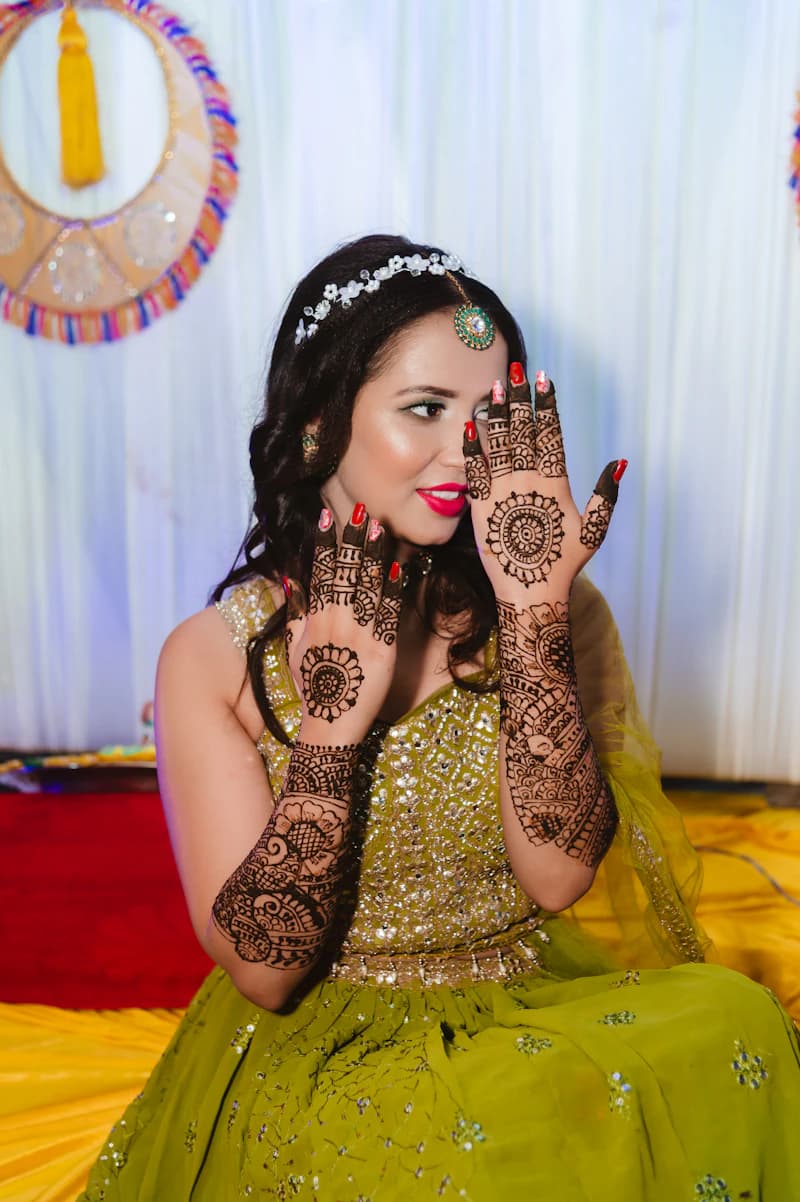 Mehndi event setup